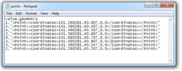 separate description kml to csv